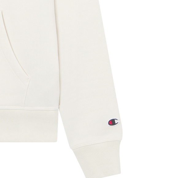 Bluza damska Champion Hooded Sweatshirt kremowa 118403 WW056
