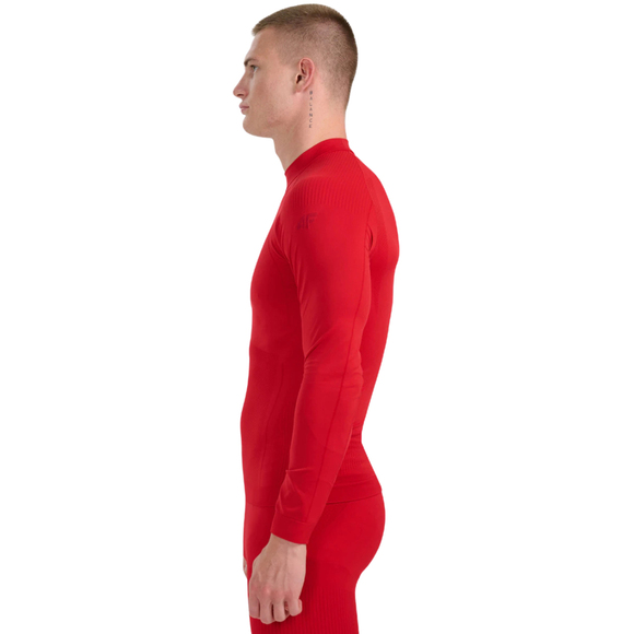Koszulka termoaktywna męska 4F M224 ciemna czerwień 4FWAW25USEAM224 61S