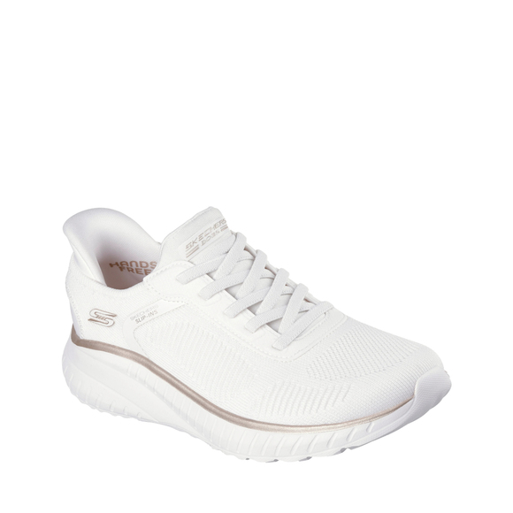 Buty damskie Skechers Bobs Squad białe 117497 WTGD
