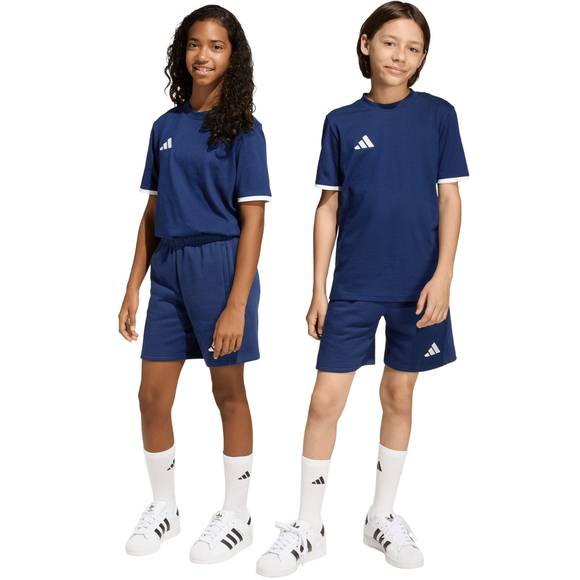 Spodenki dla dzieci adidas Entrada 26 Sweat granatowe KF5928
