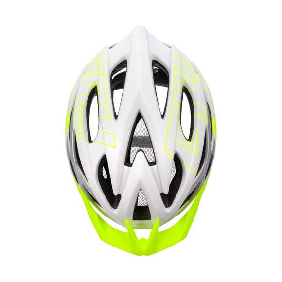Kask Meteor Gruver L 58-61 cm biało-zielony 24802