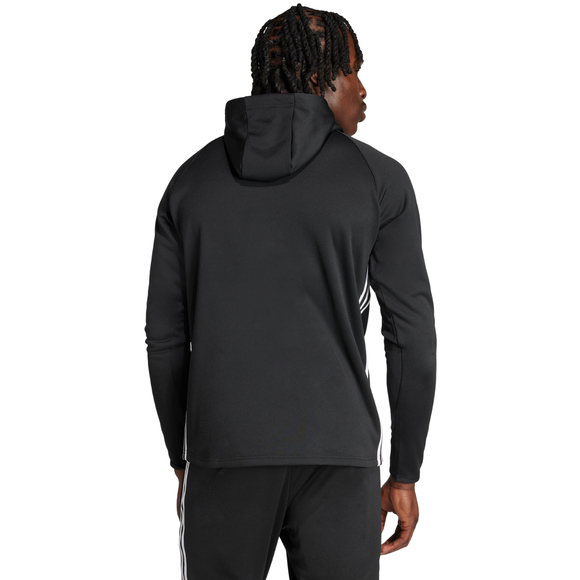 Bluza męska adidas Tiro 25 Essentials Winterized Trainig czarno-szara JN9466