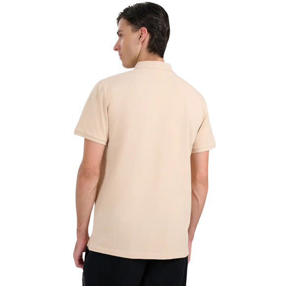 Koszulka męska polo 4F M555 beżowa 4FWAW25TPTSM555 83S