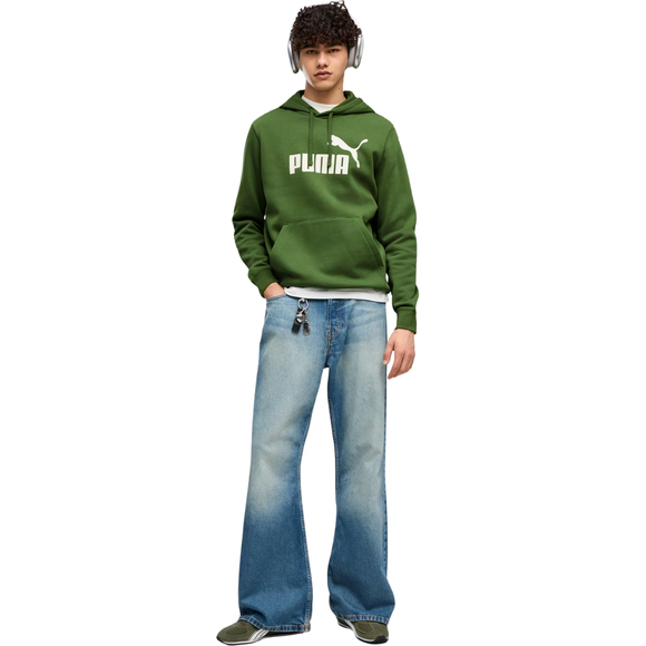 Bluza męska Puma ESS No.1 Logo Hoodie FL zielona 682571 68