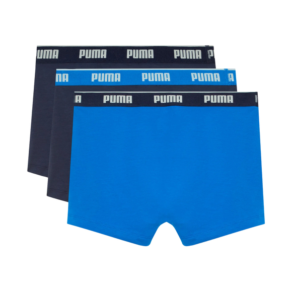 Bokserki męskie Puma 3 pak granatowe, niebieskie 947130 06