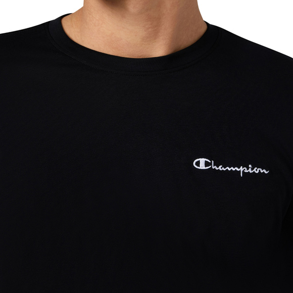 Koszulka męska Champion Longsleeve Tee czarna 221799 KK001