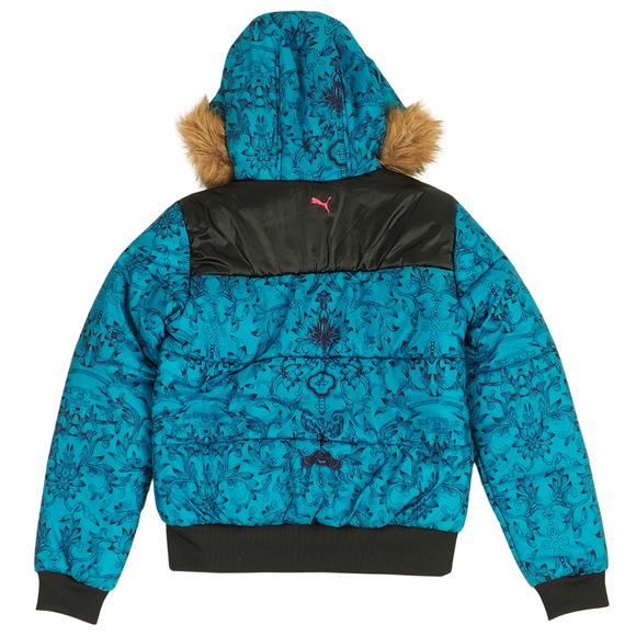 Kurtka damska Puma Sarafis niebieska 555959 01 