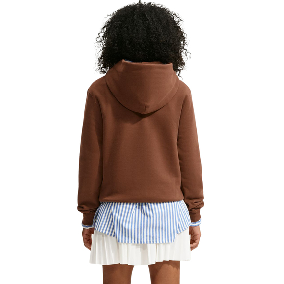 Bluza damska Nike Studio Fleece Medium Weight jasny brąz IM8100 259