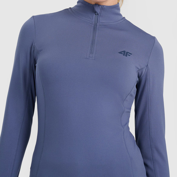 Bluza termoaktywna damska 4F F098 denim 4FWAW25UBRUF098 32S