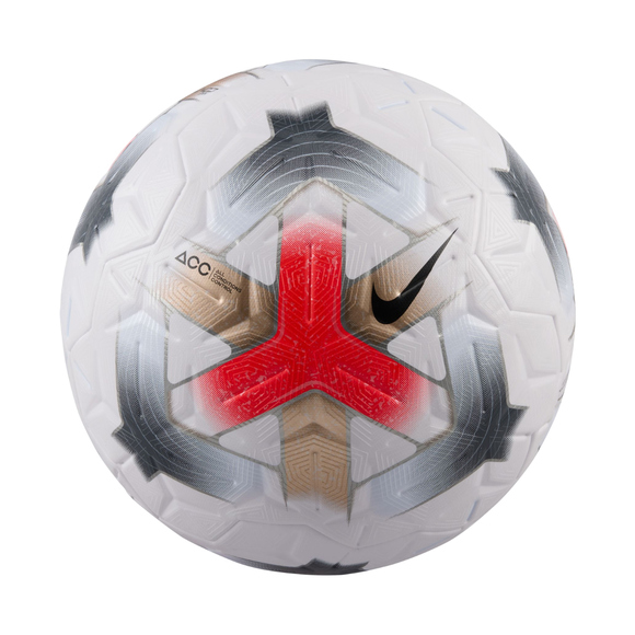 Piłka nożna Nike Control biało-czarno-czerwona IQ0618 100