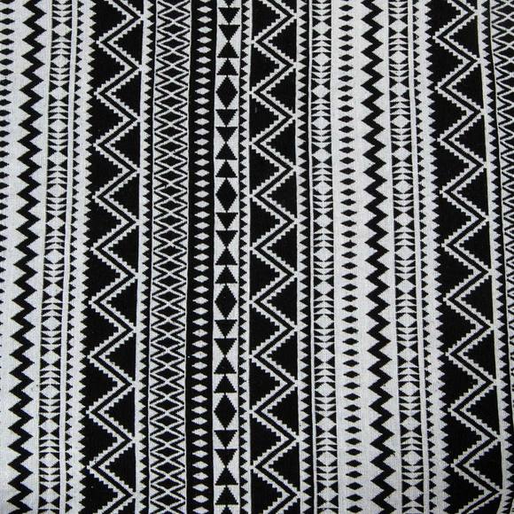 Hamak fotel brazylijski 100x100 Etno czarno-biały 1029634