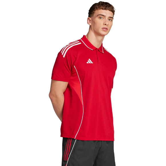 Koszulka męska adidas Tiro 25 Competition Polo czerwona JY1805