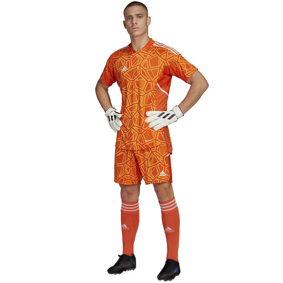 Koszulka męska Condivo 22 Goalkeeper Jersey Short Sleeve pomarańczowa HB1621