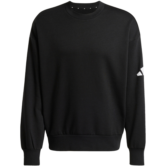 Bluza męska adidas Essentials Loose Fit 3 Bar Logo czarna JF3542