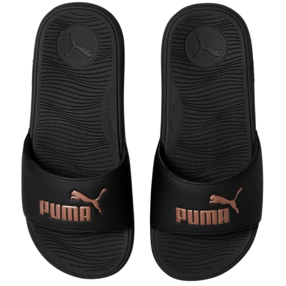 Klapki damskie Puma Cool Cat 2.0 czarno-złote 389108 02