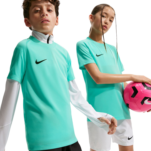 Koszulka dla dzieci Nike Dri Fit Park VIII turkusowa HV8182 354