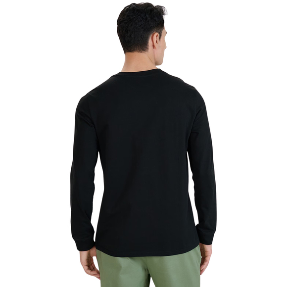 Koszulka męska 4F Longsleeve M432 głęboka czerń 4FWMM00TLONM432 20S