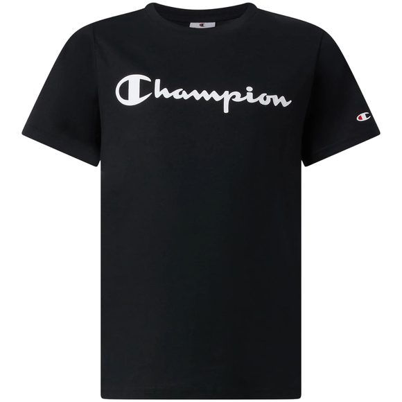 Koszulka dla dzieci Champion SS Tee czarna 307322 KK001