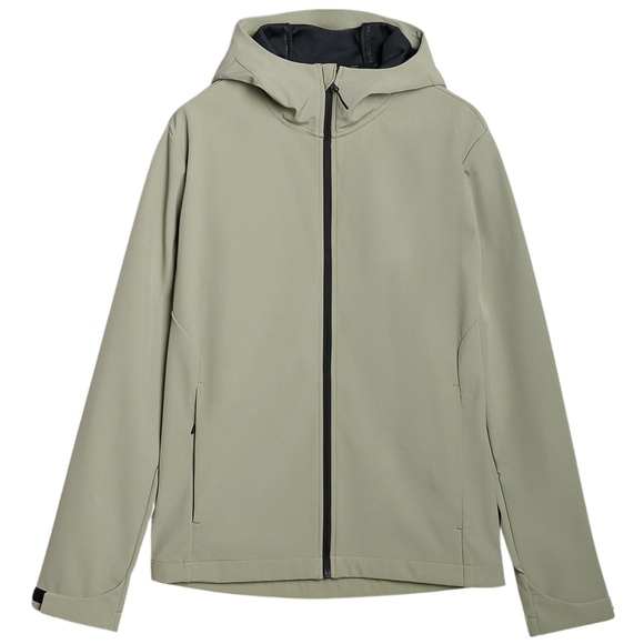 Kurtka męska softshell 4F M324 oliwkowa 4FWSS25TSOFM324 44S