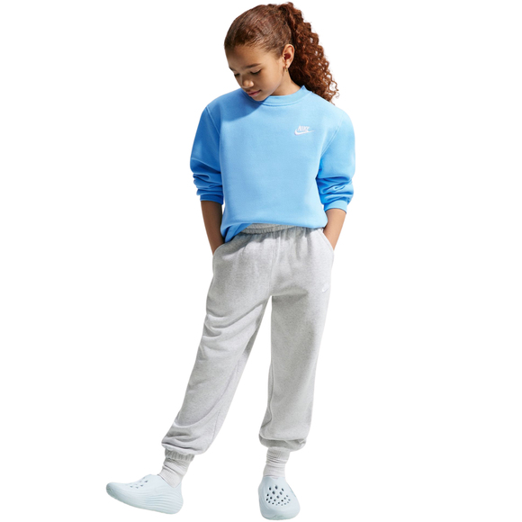 Bluza dla dzieci Nike Sportswear Club Fleece jasnoniebieska FD3006 497