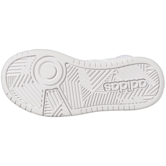 Buty dla dzieci adidas Hoops Mid białe GW0401