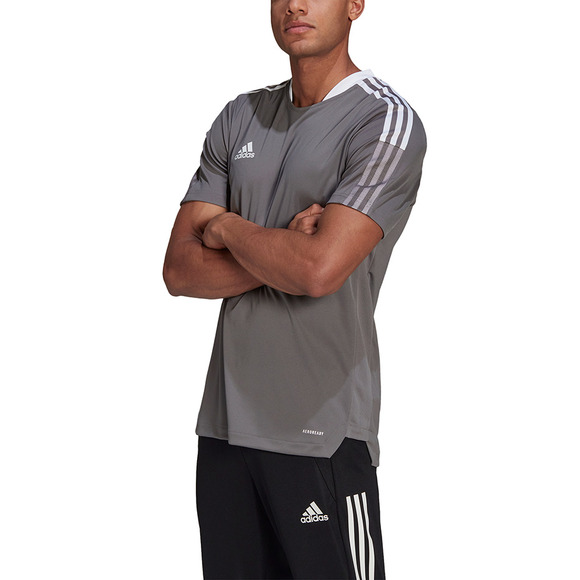 Koszulka męska adidas Tiro 21 Training Jersey szara GM7587