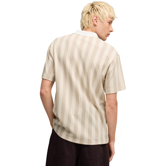 Koszulka męska Puma Class Relaxed Pinnacle Polo beżowa 692069 87