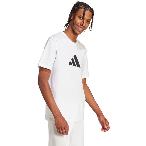 Koszulka męska adidas 3Bar Tee biała JD4913