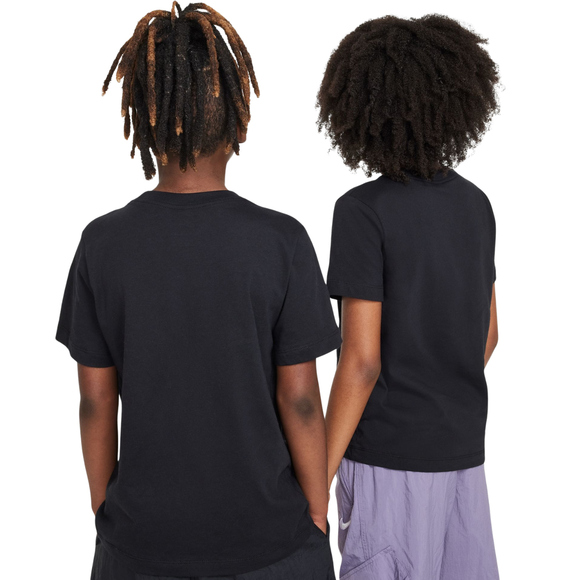 Koszulka dla dzieci Nike Sportswear czarna FZ5177 010