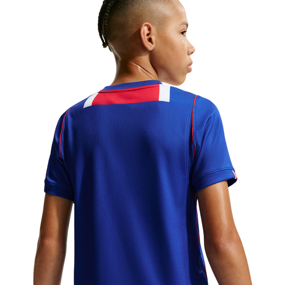 Koszulka dla dzieci Nike Paris Saint-Germain 2026/27 Stadium Home niebiesko-czerwona II1644 417