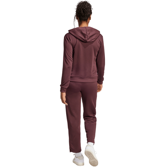 Dres damski adidas Essentials Linear bordowy JD2698