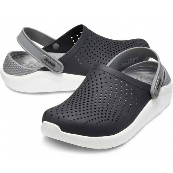 Chodaki Crocs Literide Clog czarno-szare 204592 05M