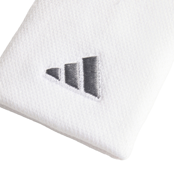 Frotka na rękę adidas Tennis Wristband Large 2 szt. biała IA7545