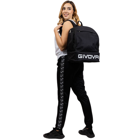 Plecak Givova Zaino Sport Small z usztywnianym dnem czarny B029-0010-UNICA