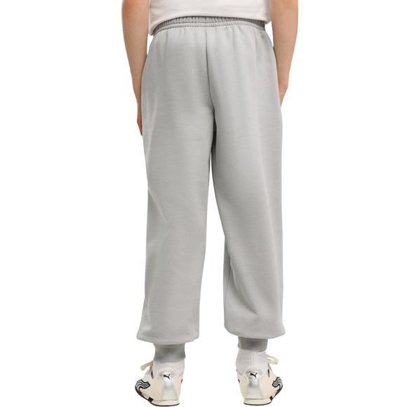 Spodnie dla dzieci Puma ESS Logo Lab Relaxed szare 694675 63