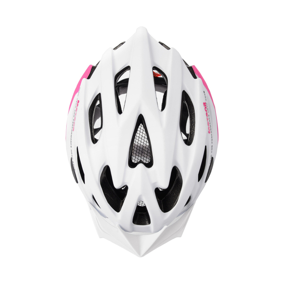 Kask rowerowy Meteor MV29 Drizzle M 55-58 cm biało-różowy 16917