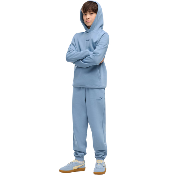 Bluza dla dzieci Puma ESS Small No.1 Logo Centered Hoodie niebieska 692976 26