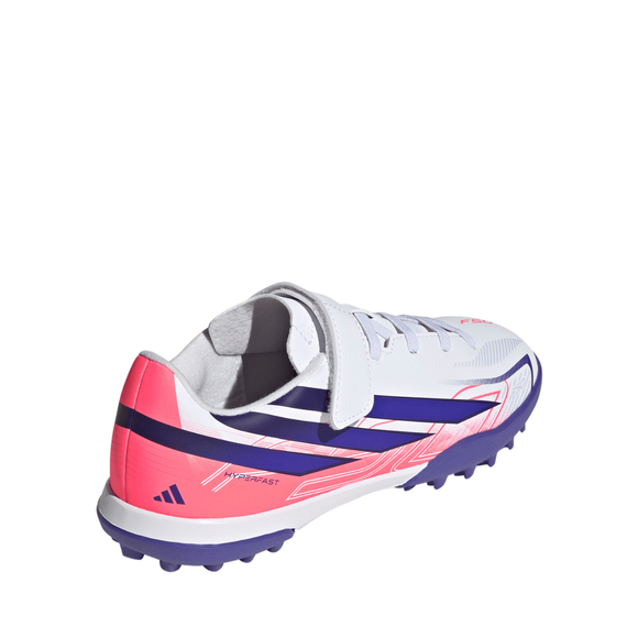 Buty piłkarskie dla dzieci adidas F50 Hyperfast Club Hook and Loop TF KK1337