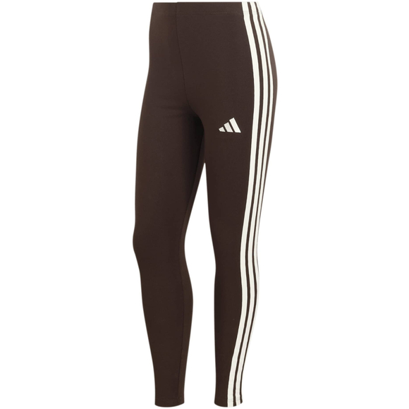 Legginsy damskie adidas Essentials 3-Stripes brązowe KS6286