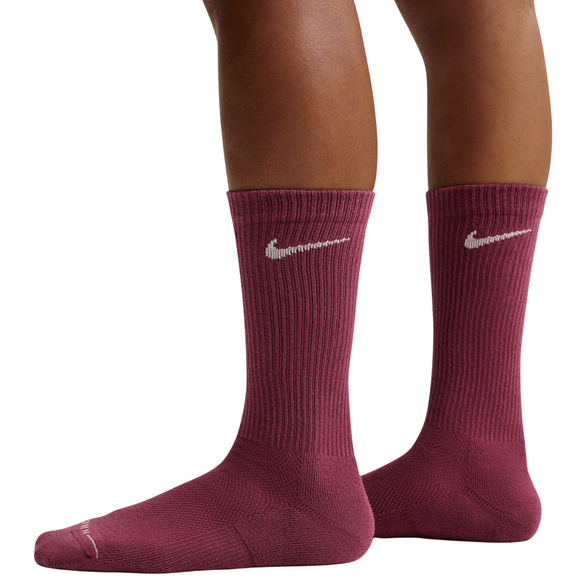 Skarpety Nike Everyday Elevated 6 par beżowe, bordowe, różowe HQ8021 910