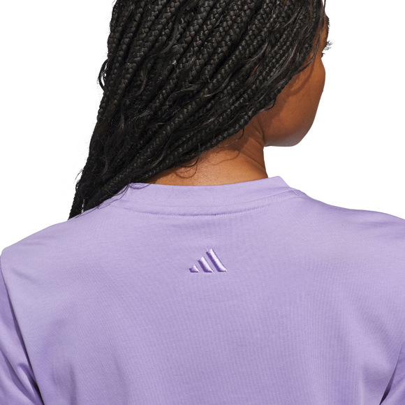 Koszulka damska adidas Cursive jasny fiolet KB2402