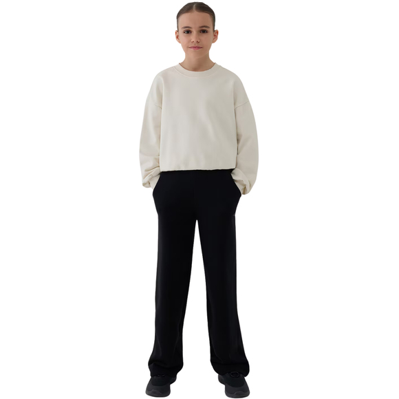 Bluza dla dziewczynki 4F F1479 kremowa 4FJWSS25TSWSF1479 12S
