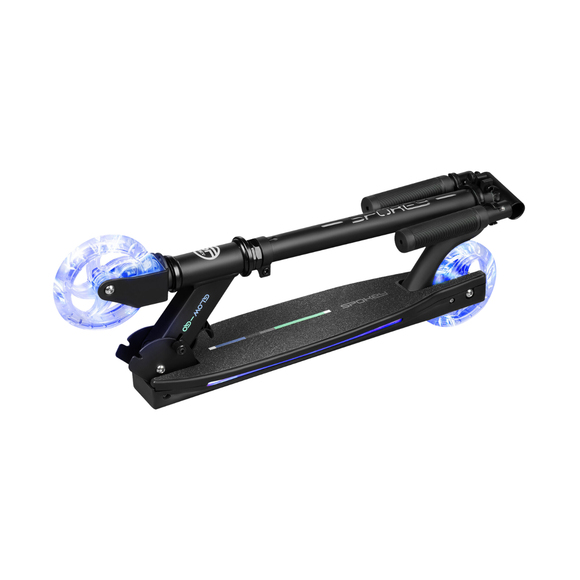 Hulajnoga Spokey Glow-Go czarna 944778