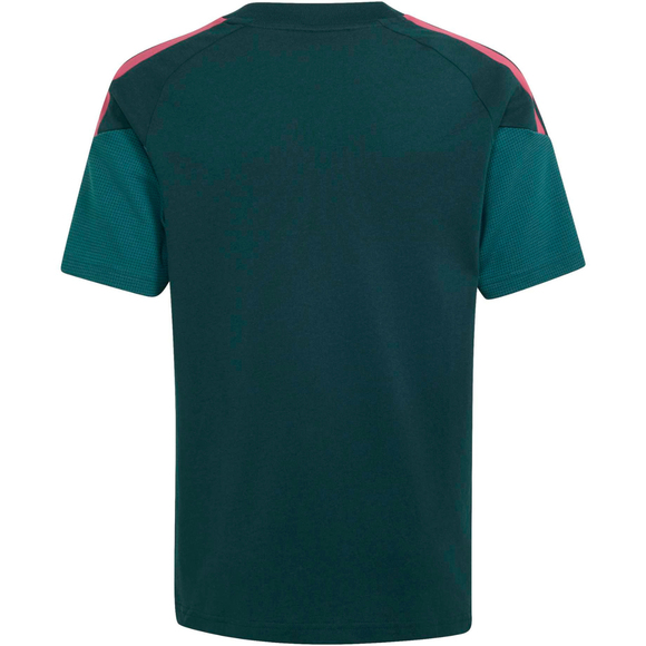 Koszulka dla dzieci adidas Real Madrid 26/27 Tiro 26 Sweat Tee ciemnozielona KZ2483