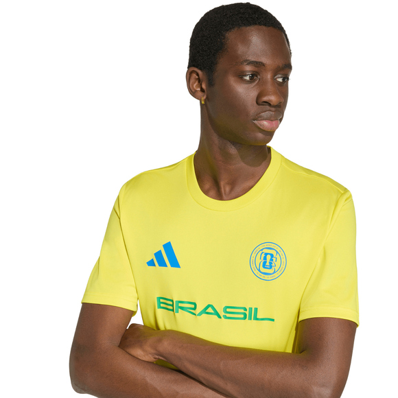 Koszulka męska adidas Brazil 26 Jersey żółta KH2307