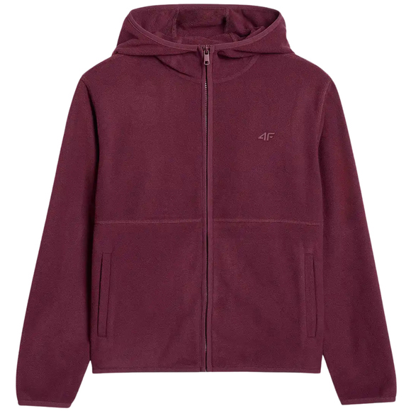 Bluza polarowa damska 4F F355 burgund 4FWAW25TFLEF355 60S