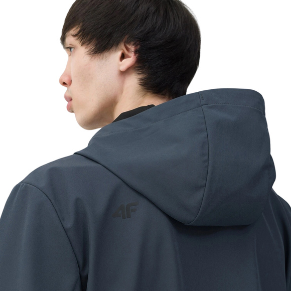 Kurtka męska softshell 4F M043 ciemny szary 4FSS23TSOFM043 23S