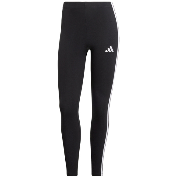 Legginsy damskie adidas Essentials 3-Stripes Cotton czarne JE0072 