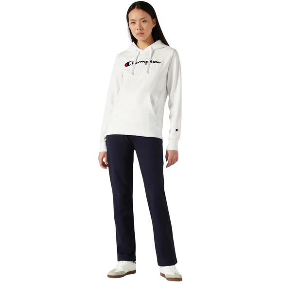 Bluza damska Champion Hooded Sweatshirt biała 118097 WW001 
