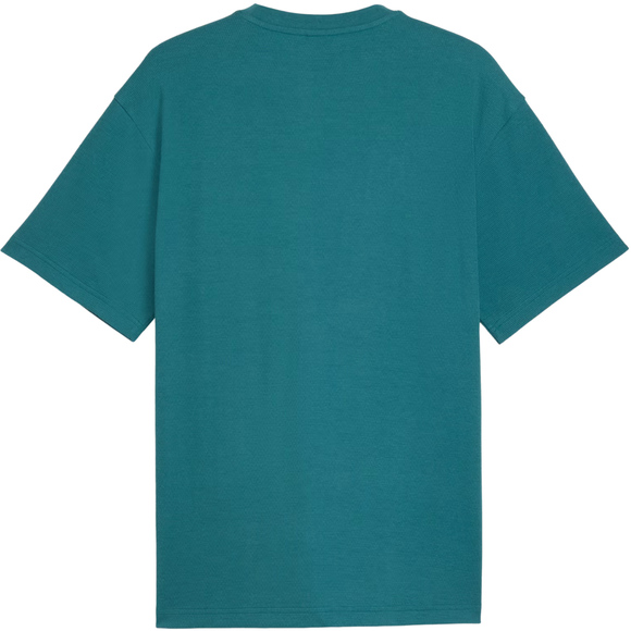 Koszulka męska Puma ESS Elevated Relaxed Tee zielona 692018 41